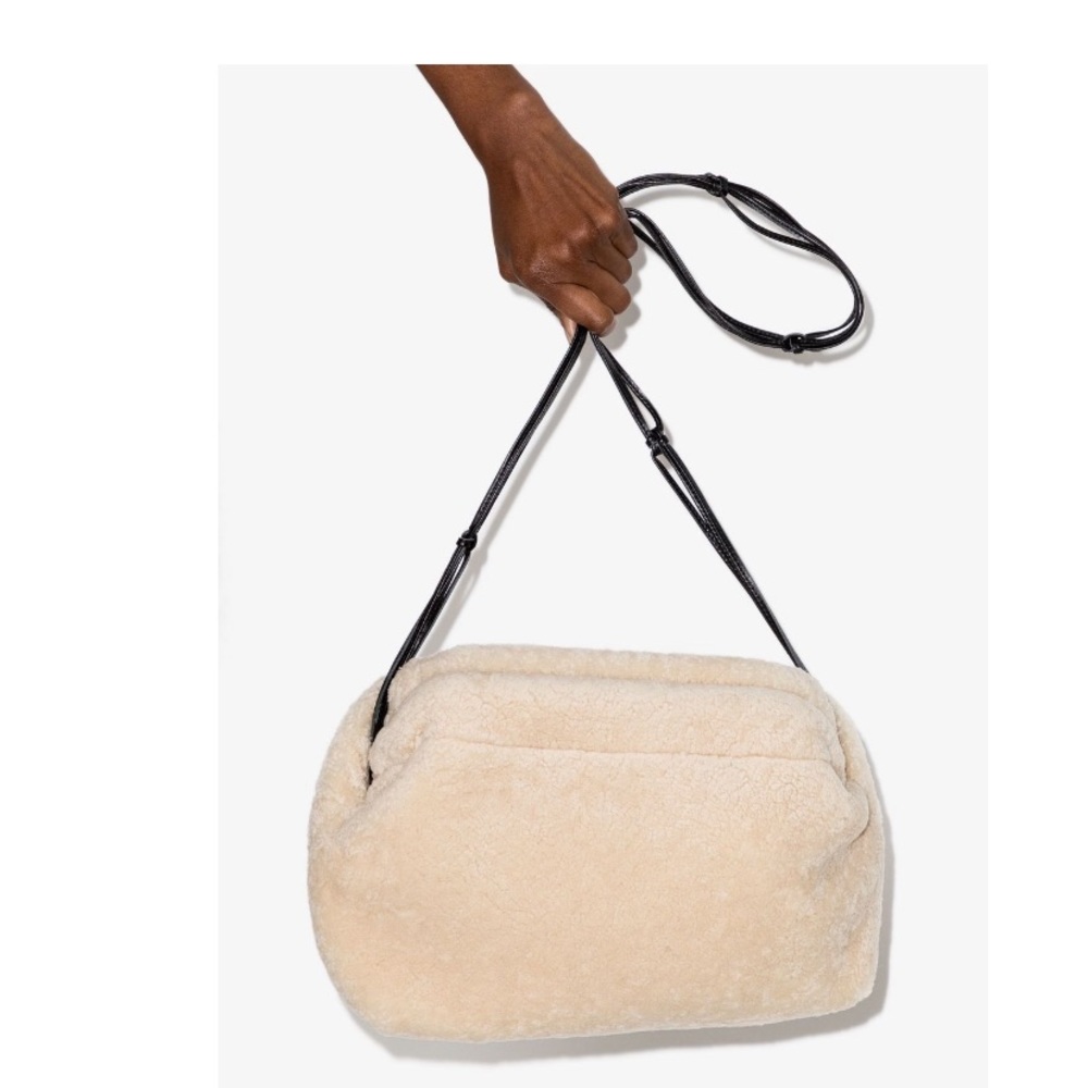 St. Agni Cream and Black Bag